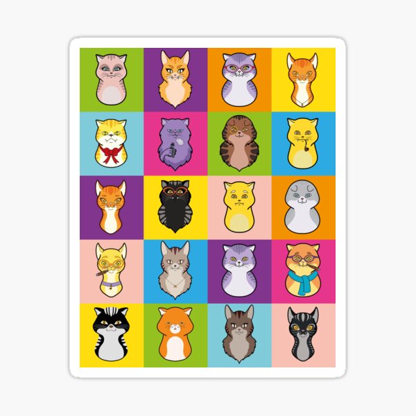 Cat Jam Sticker