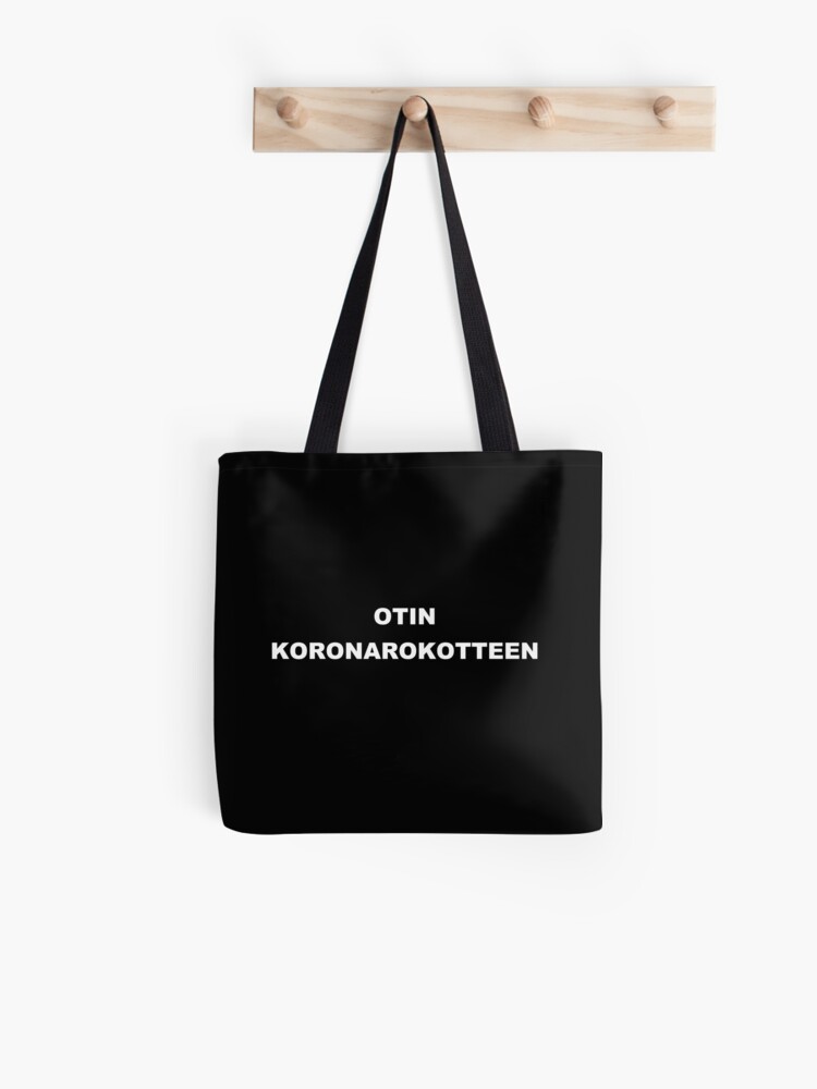 Thumbnail 1 of 2, Tote Bag, Otin koronarokotteen designed and sold by T-poet.