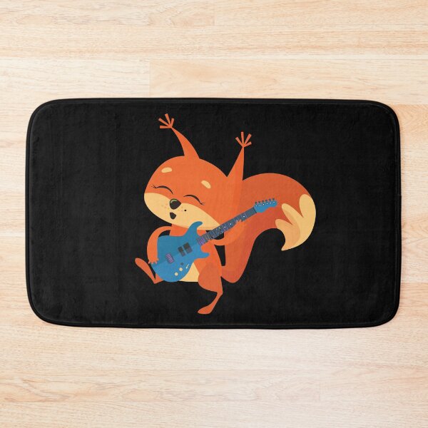 Item preview,  red squirrel playing guitar, gift squirrel playing guitar, Funny red squirrel,  red squirrel American cute designed and sold by HananDesign13.