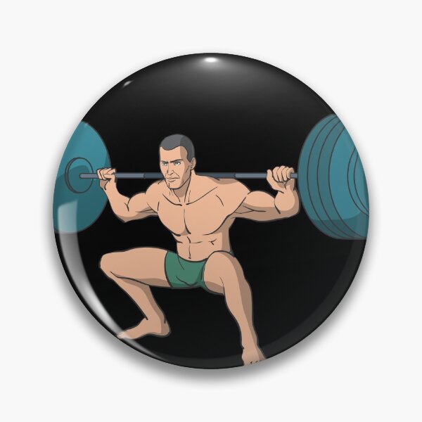 Item preview, Barbell squats weightlifting designed and sold by Monkey Ful.