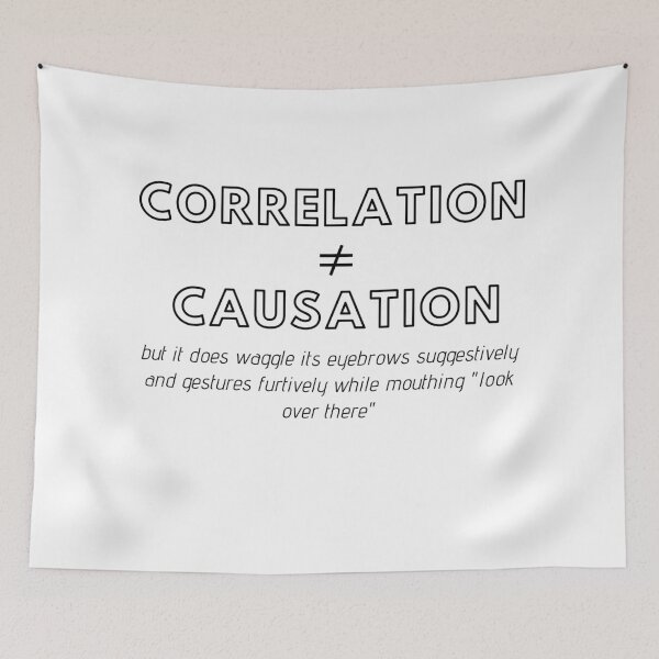 Item preview, Correlation ≠ Causation - Psychology Design designed and sold by Psychologist's Inventory.