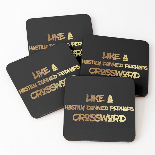 Item preview, Like a hastily donned perhaps crossword designed and sold by VintagePrada.