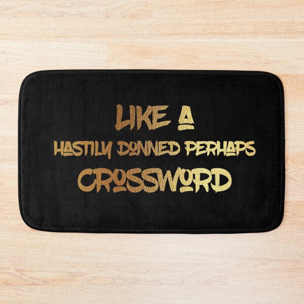 Item preview, Like a hastily donned perhaps crossword designed and sold by VintagePrada.