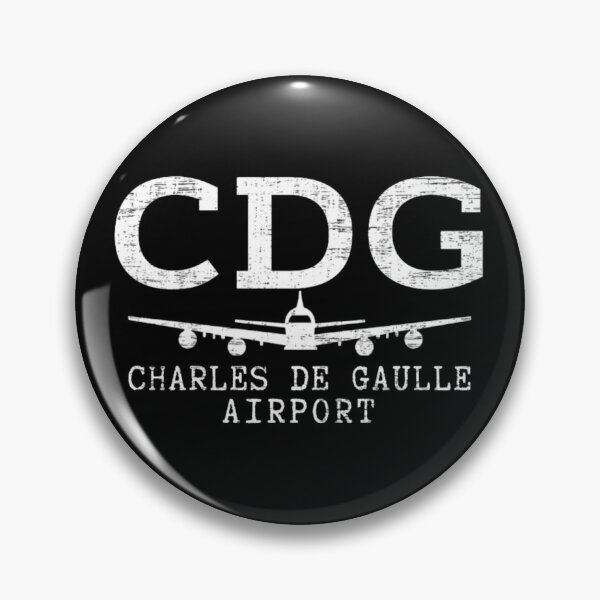 Item preview, CDG Charles de Gaulle Airport IATA Code Vintage designed and sold by Hoiho Adventure Shirts.