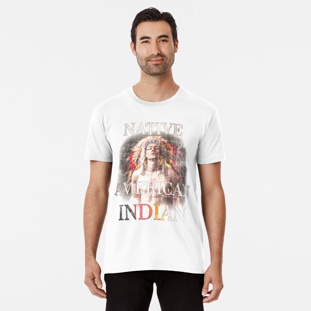 Respected Indigenous Leader-Native American Leader' Men's T-Shirt