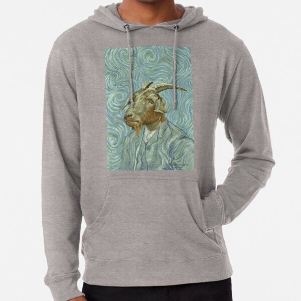 Vincent van Goat print Lightweight Hoodie