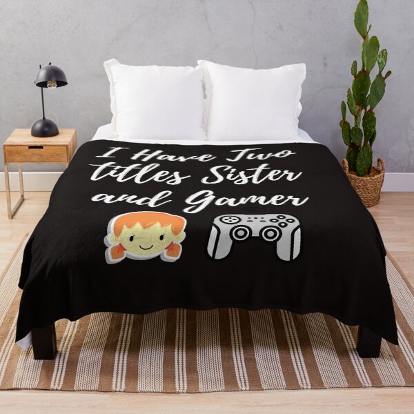 Item preview, Funny i have two titles sister and gamer classic shirts and gift designed and sold by malek24.