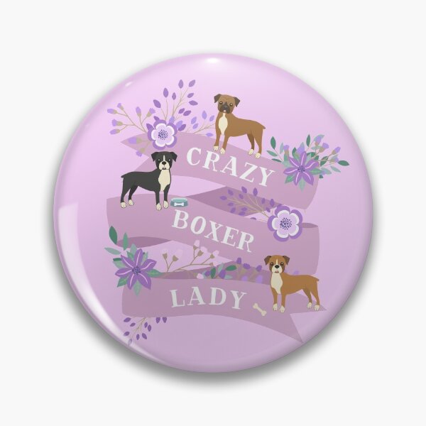 Item preview, Crazy Boxer Lady designed and sold by NovisPets.