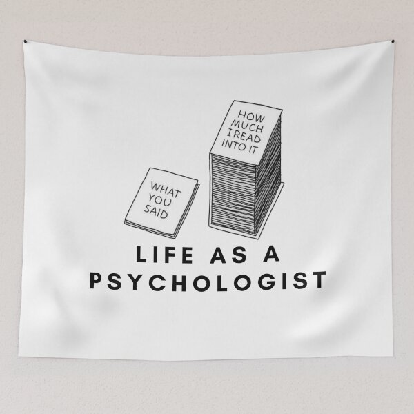 Item preview, Life as a Psychologist - Psychology Design designed and sold by Psychologist's Inventory.