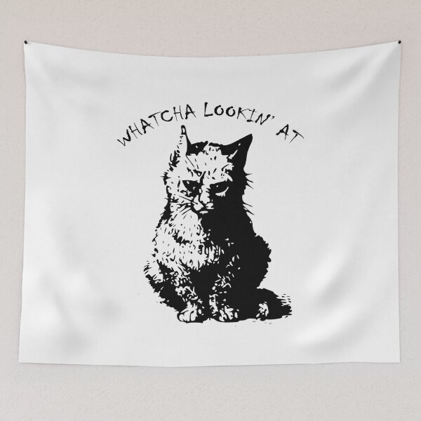 Item preview, WHATCHA LOOKIN' AT/CAT  designed and sold by Zilch-o.