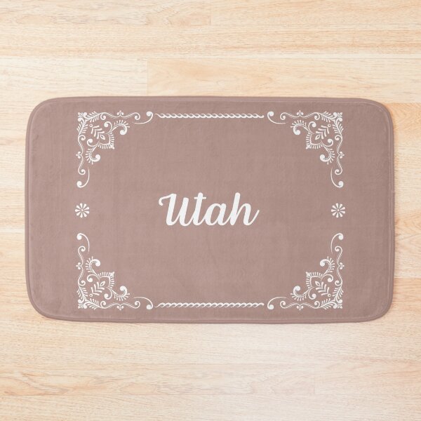 Item preview, Utah - Monogram Boho Style (Pastel Pink) designed and sold by CityCollection.