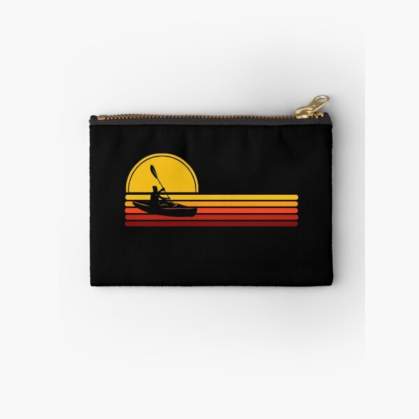 Item preview, Woman Kayaker - Yellow Sunset Stripes designed and sold by HeatherPore.