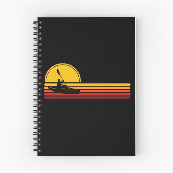 Item preview, Woman Kayaker - Yellow Sunset Stripes designed and sold by HeatherPore.