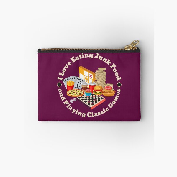 Item preview, I Love Eating Junk Food and Playing Classic Games designed and sold by VBeesTees.