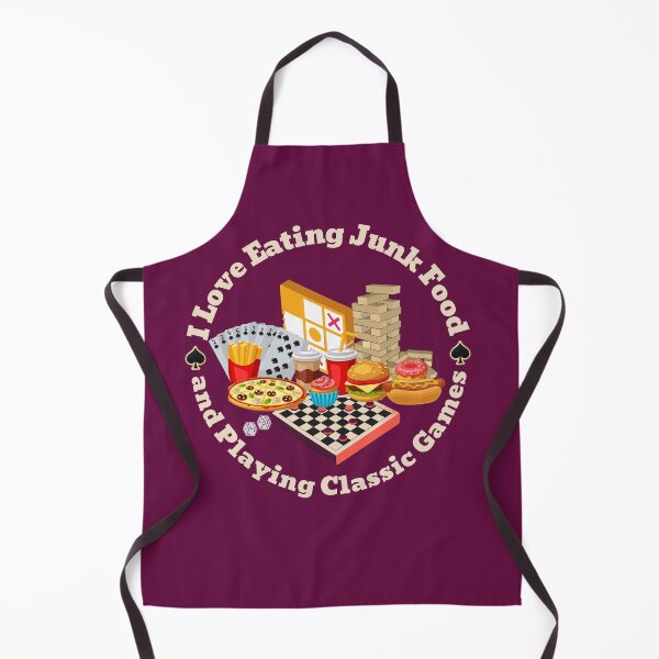 Item preview, I Love Eating Junk Food and Playing Classic Games designed and sold by VBeesTees.