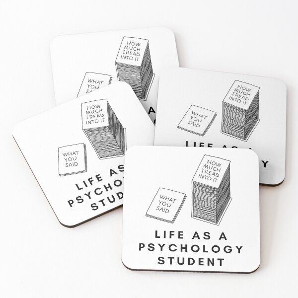 Item preview, Life as a Psychology Student - Psychology Design designed and sold by Psychologist's Inventory.