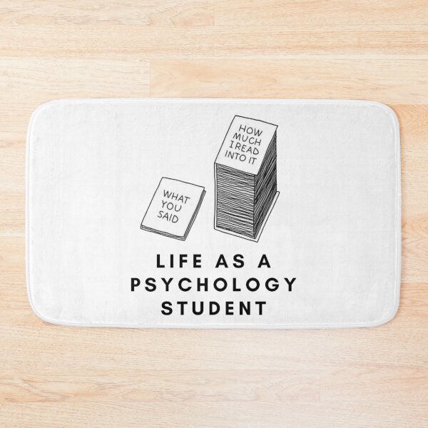 Item preview, Life as a Psychology Student - Psychology Design designed and sold by Psychologist's Inventory.