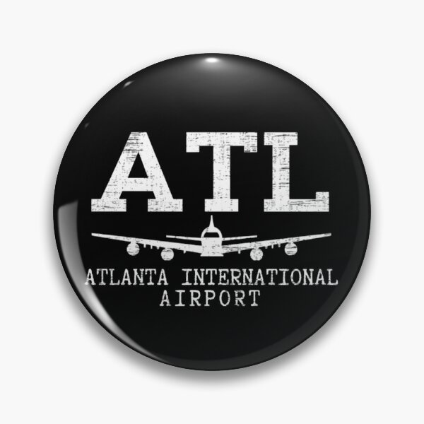 Item preview, ATL Atlanta International Airport IATA Code Vintage designed and sold by Hoiho Adventure Shirts.
