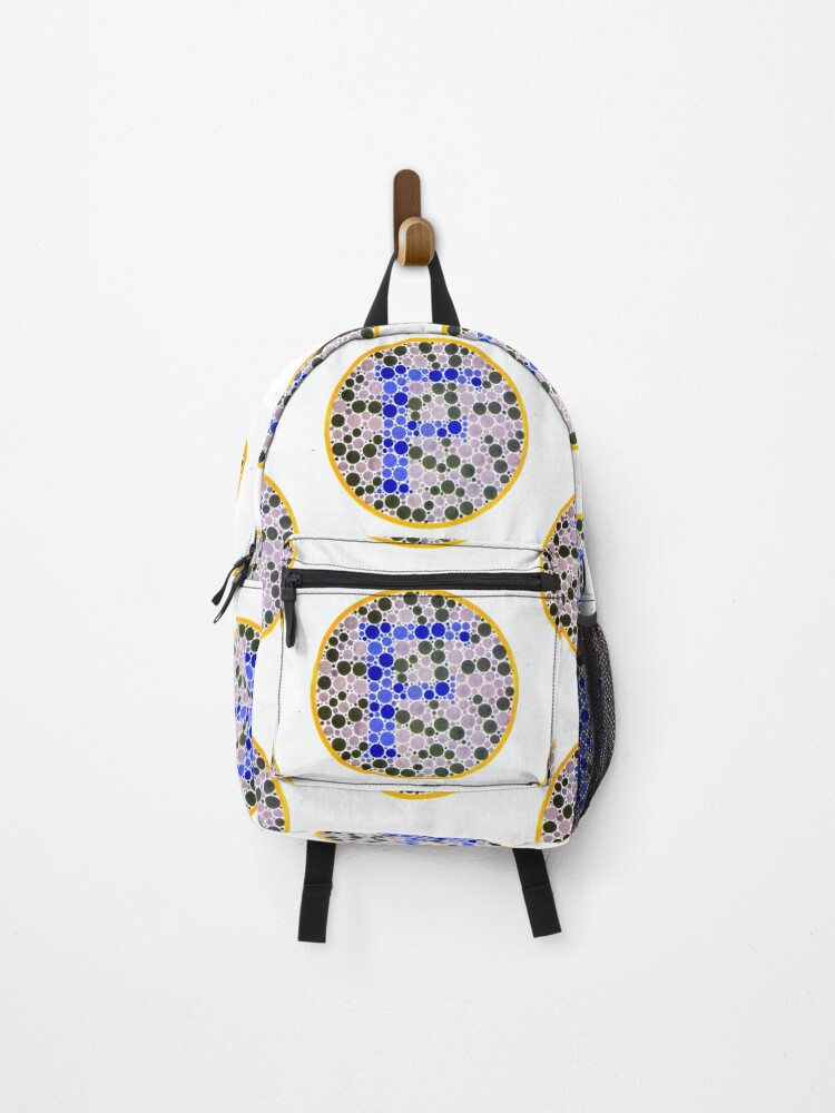 Thumbnail 1 of 3, Backpack, Colour Test / Color Blind Test designed and sold by ReshenNY.