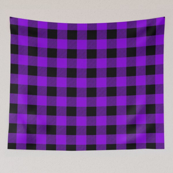 Item preview, Purple and Black Buffalo Plaid designed and sold by Zurickdesigns.