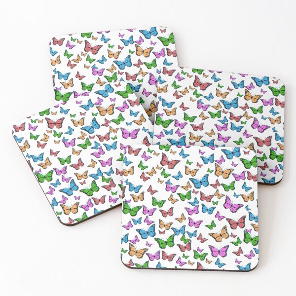 Item preview, Multicolored butterfly pattern designed and sold by Zone-Graphics.