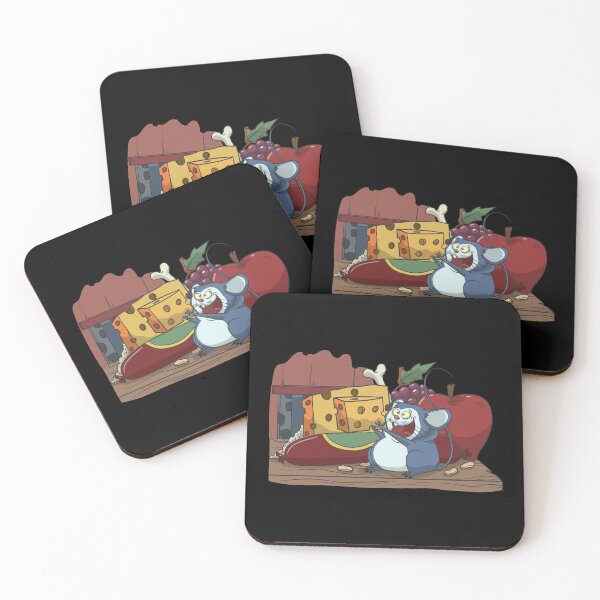 Item preview, Mouse with cheese in winter cabin designed and sold by Monkey Ful.