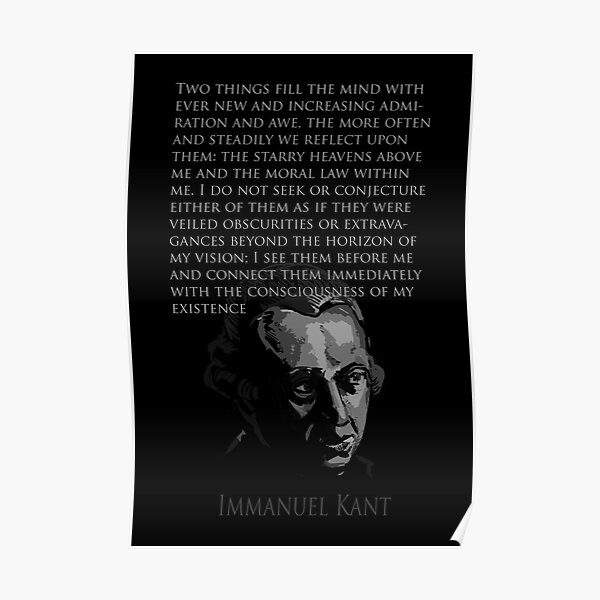 Immanuel Kant Poster