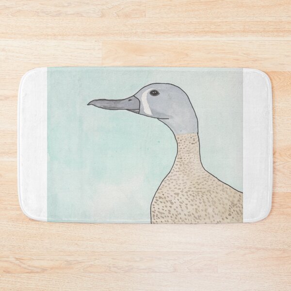 Item preview, blue-winged teal duck watercolor art designed and sold by TheWaterBirds.