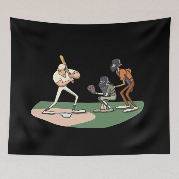 Item preview, Baseball batter preparing home run designed and sold by Monkey Ful.