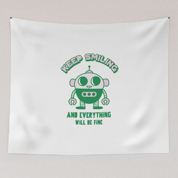 Item preview, Keep Smiling And Everything Will Be Fine designed and sold by unikologo.
