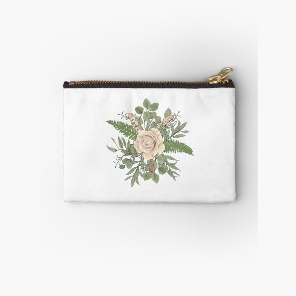 Item preview, Green Bouquet with Rose and Feathers designed and sold by Pavnud.