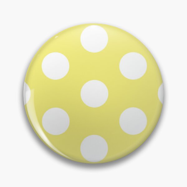 Item preview, Large WHITE and YELLOW POLKA DOTS designed and sold by RachelMacht.