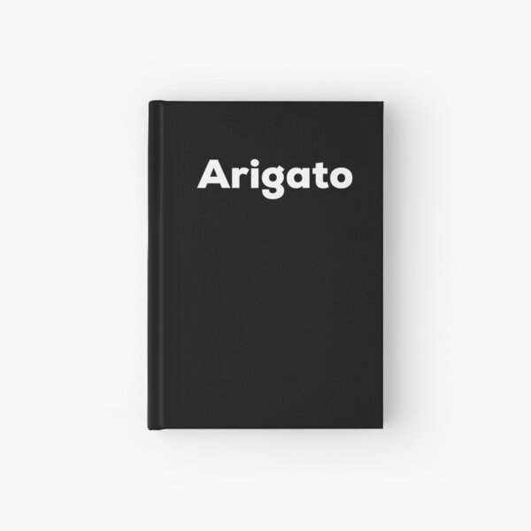 Arigato Hardcover Journals Redbubble