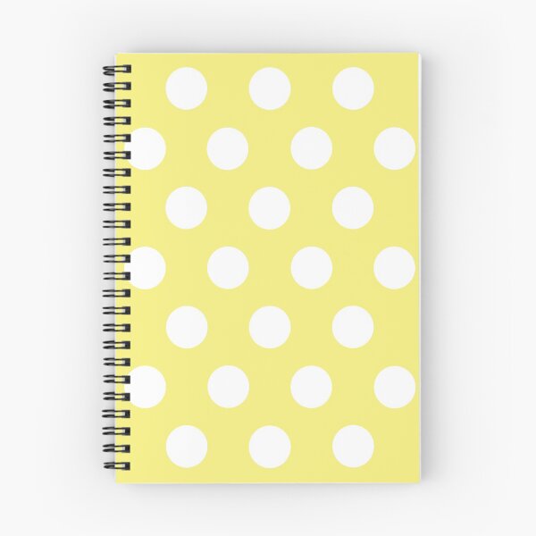 Item preview, Large WHITE and YELLOW POLKA DOTS designed and sold by RachelMacht.