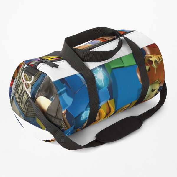 My Hero Academia Cover Collage Duffle Bag By Thedevil99 Redbubble - roblox my hero academia plus ultra script