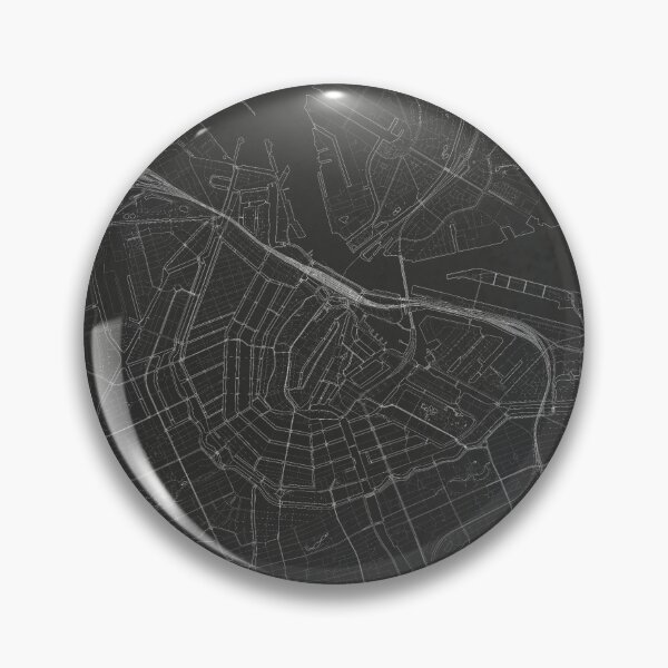 Item preview, Silver Amsterdam City Map designed and sold by Alo.