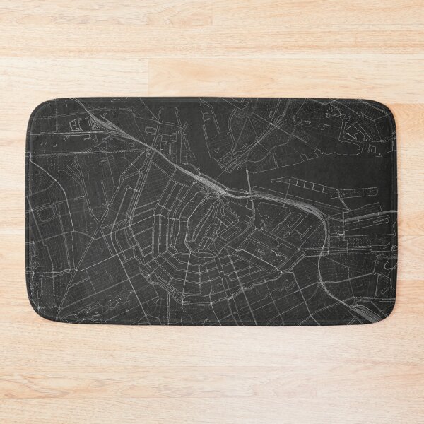 Item preview, Silver Amsterdam City Map designed and sold by Alo.