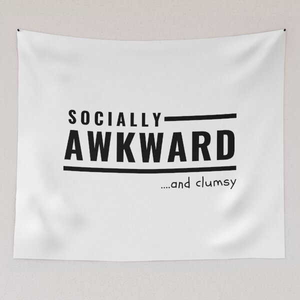 Item preview, Socially Awkward and Clumsy - Psychology Design designed and sold by Psychologist's Inventory.