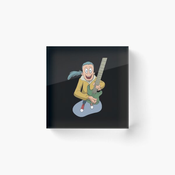 Item preview, Rock guitar player with electric designed and sold by Monkey Ful.