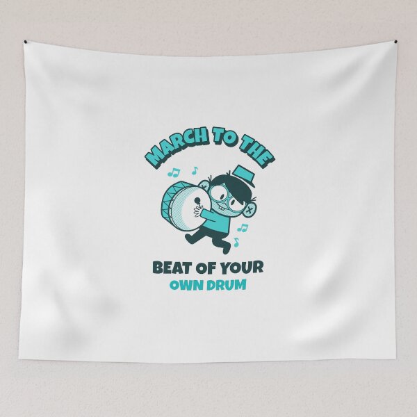 Item preview, March To The Beat Of Your Own Drum designed and sold by unikologo.