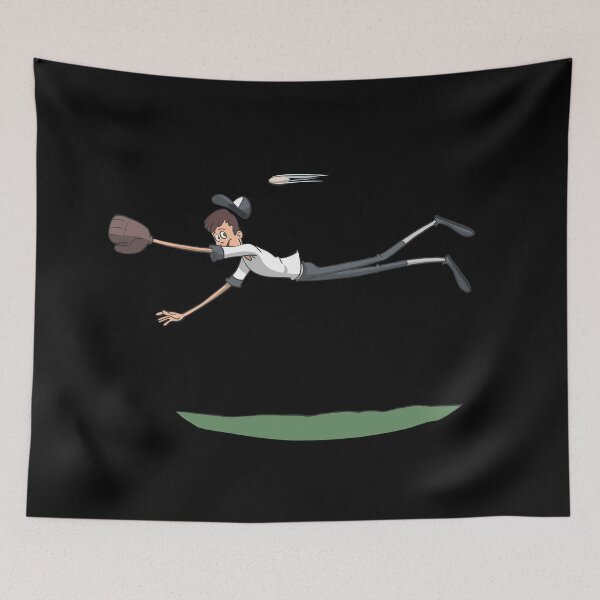 Item preview, Baseball catcher in flight designed and sold by Monkey Ful.
