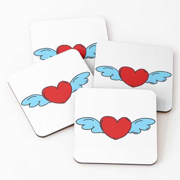 Item preview, Flying heart with wings designed and sold by adesignworld.