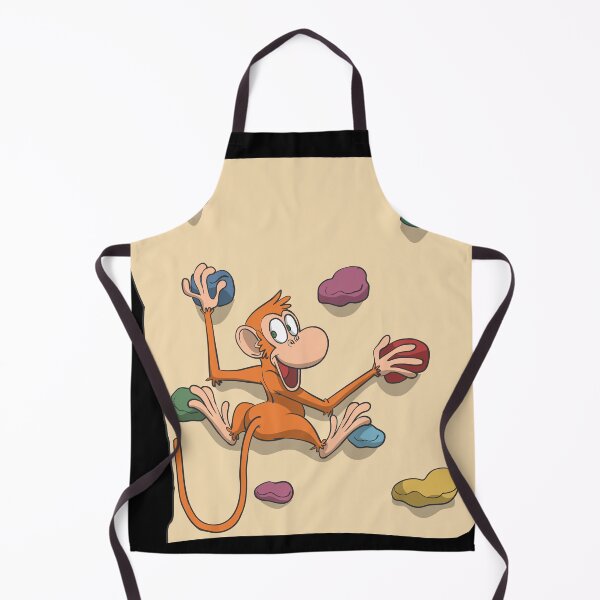 Item preview, Monkey climbing the boulder wall designed and sold by Monkey Ful.