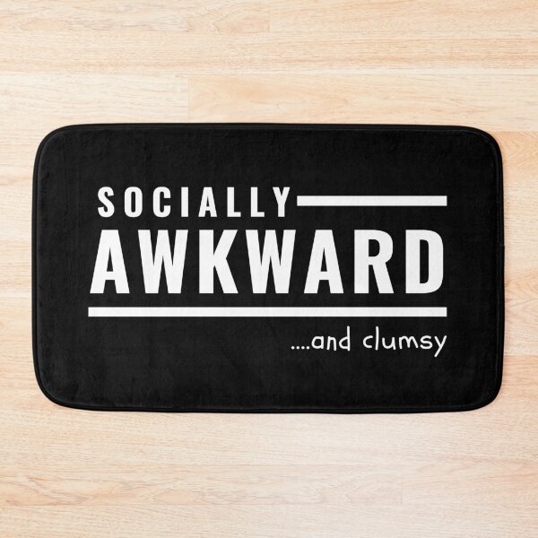 Item preview, Socially Awkward and Clumsy - Psychology Design designed and sold by Psychologist's Inventory.