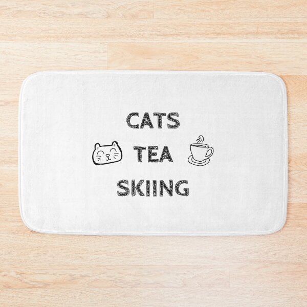 Item preview, Cats. Tea. Skiing designed and sold by TheGreenGoat.