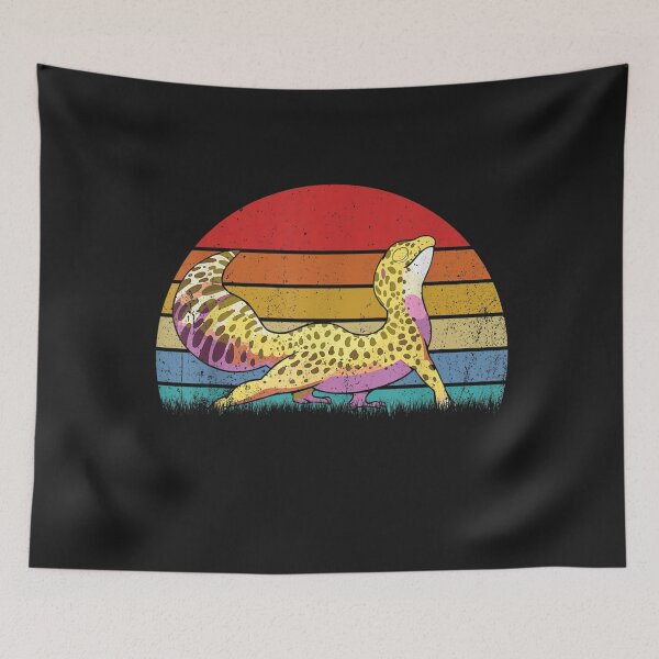 Item preview, Vintage Retro Leopard Gecko Animal Lover Zookeeper designed and sold by Saiyarad.