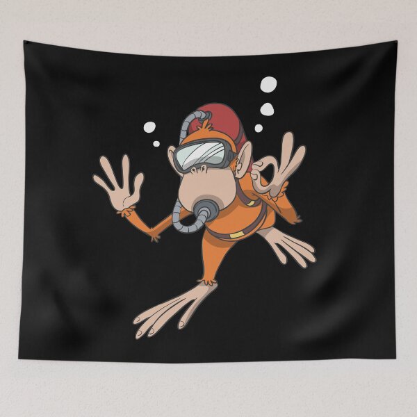 Item preview, Mnokey diving with oxygen designed and sold by Monkey Ful.