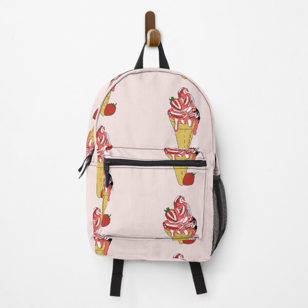 Item preview, "Summery Bliss: Savor the Sweetness with Our Irresistible Strawberry Ice Cream Delight!" designed and sold by Avaaxa.