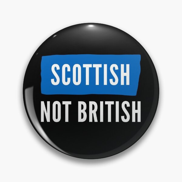 Item preview, Scottish Not British - Scottish Flag Blue designed and sold by Indy2tees.