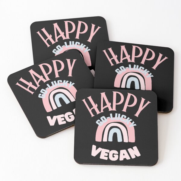 Item preview, Happy Vegan quote - Veganuary designed and sold by Pandoras-Boxx.